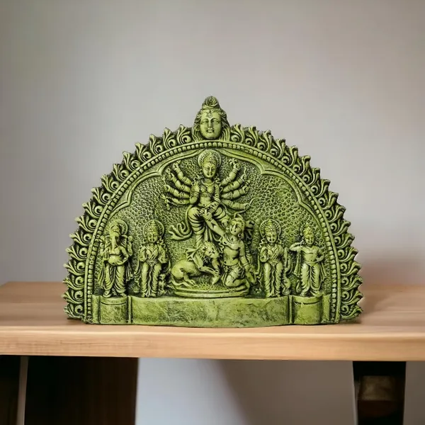 Terracotta_Goddess_Durga_Murti_With_Family