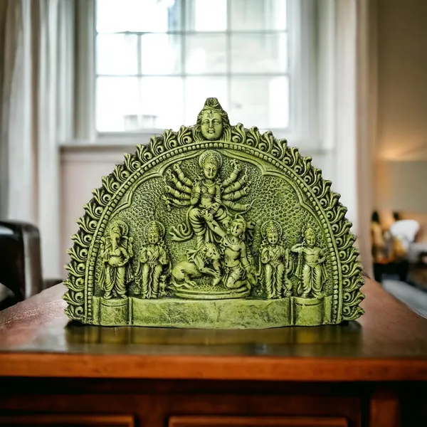 Terracotta_Goddess_Durga_Murti_With_Family