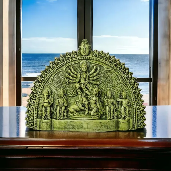 Terracotta_Goddess_Durga_Murti_With_Family