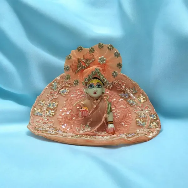 Zardosi_Work_Deity_Dress_Set_With_Pagdi