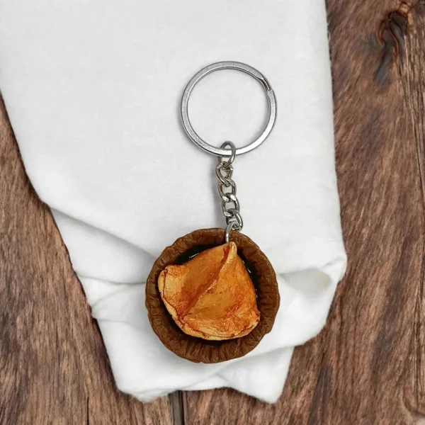 Samosa_Miniature_Keychain