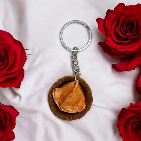 Samosa_Miniature_Keychain