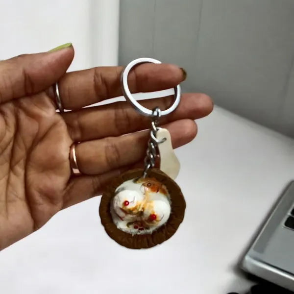 Dahi_Bada_Miniature_Keychain