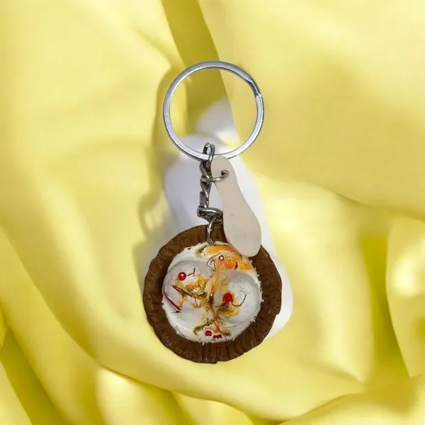 Dahi_Bada_Miniature_Keychain