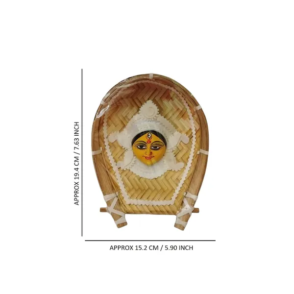 Durga_Wall_Hanging_With_Bamboo_Tray
