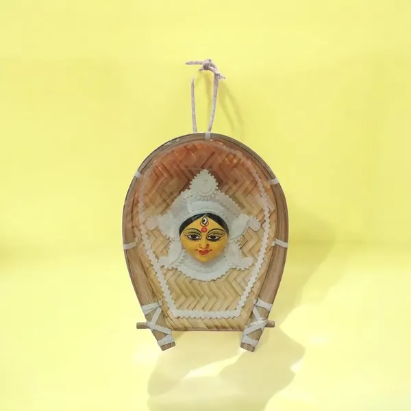 Durga_Wall_Hanging_With_Bamboo_Tray