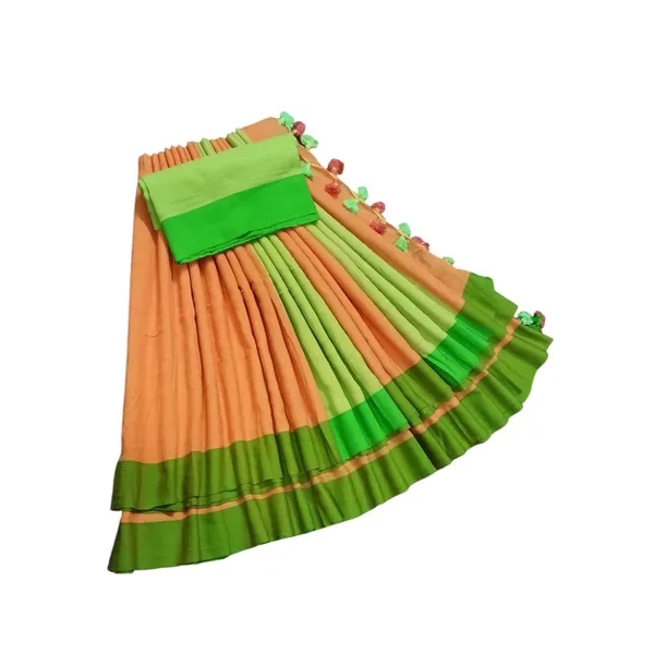 Women_S_Handloomed_Khadi_Cotton_Saree_With_Unstitched_Blouse