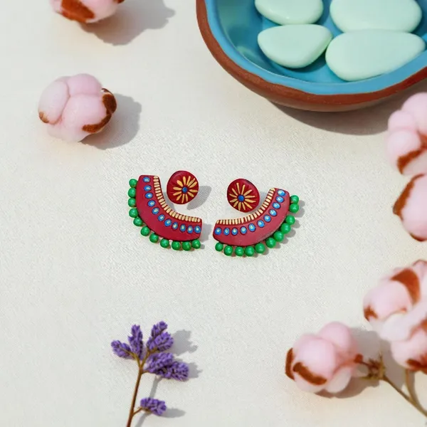 Handmade_Terracotta_Jhumki_Earrings