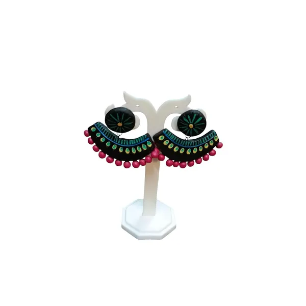 Handmade_Terracotta_Jhumki_Earrings