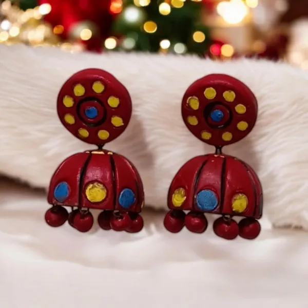 Handmade_Terracotta_Jhumka_Earrings