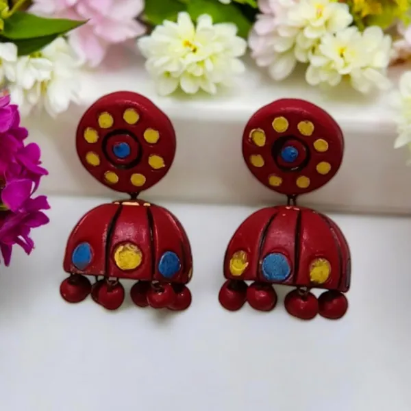 Handmade_Terracotta_Jhumka_Earrings