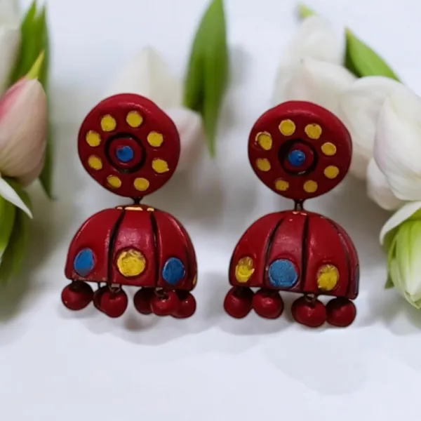 Handmade_Terracotta_Jhumka_Earrings