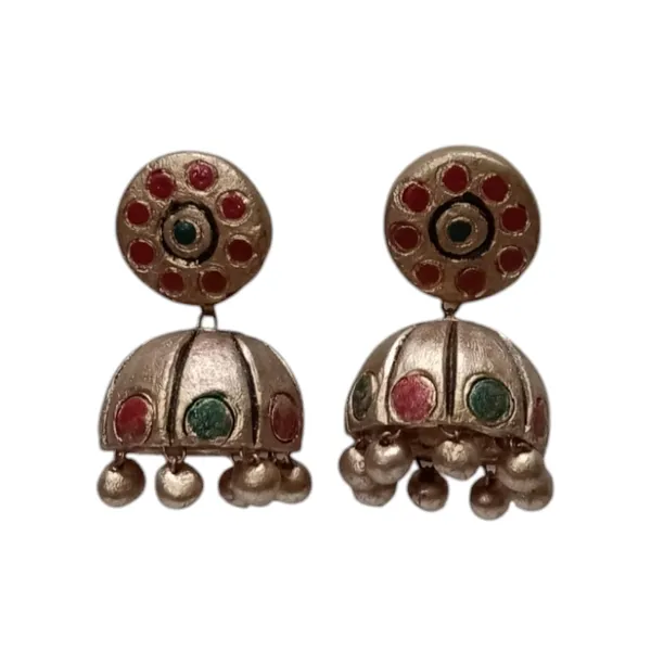 Handmade_Terracotta_Jhumka_Earrings