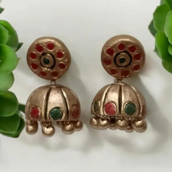 Handmade_Terracotta_Jhumka_Earrings