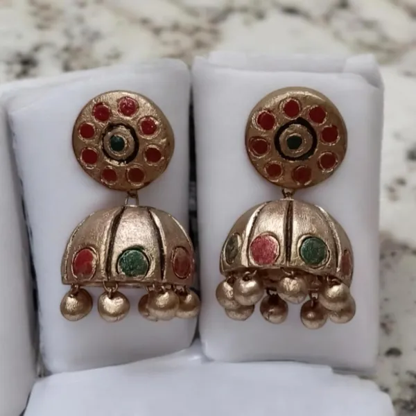 Handmade_Terracotta_Jhumka_Earrings