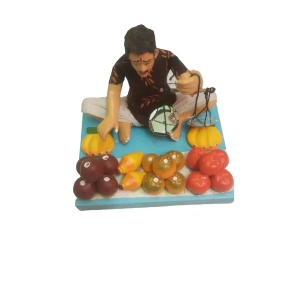 Clay_Miniature_Vegetable_Seller_Figure