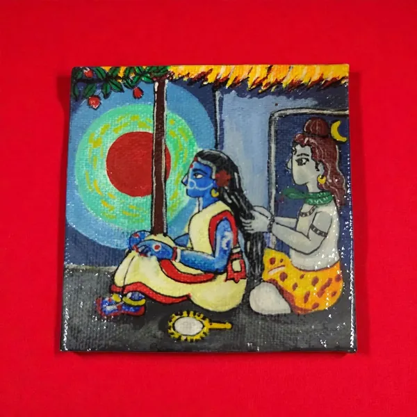 Shiva_Parvathi_Canvas_Fridge_Magnet