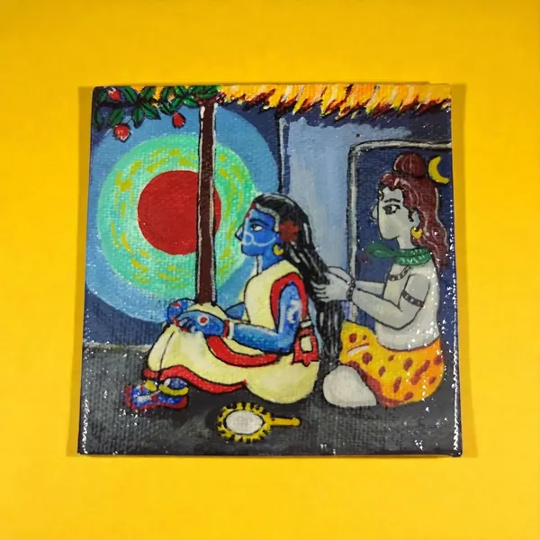 Shiva_Parvathi_Canvas_Fridge_Magnet