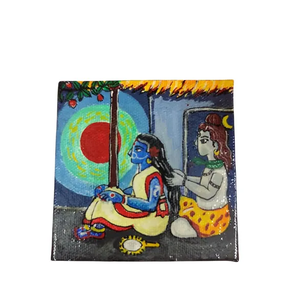 Shiva_Parvathi_Canvas_Fridge_Magnet