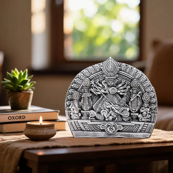 Terracotta_Goddess_Durga_Idol_With_Family