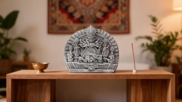 Terracotta_Goddess_Durga_Idol_With_Family