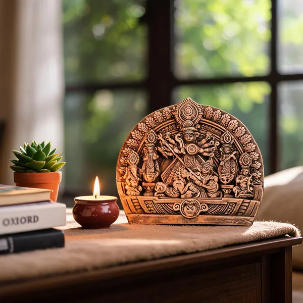 Terracotta_Goddess_Durga_Idol_With_Family