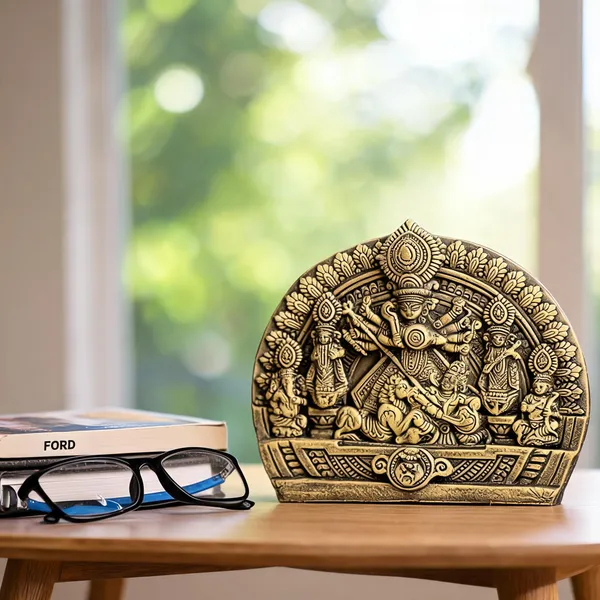 Terracotta_Goddess_Durga_Idol_With_Family