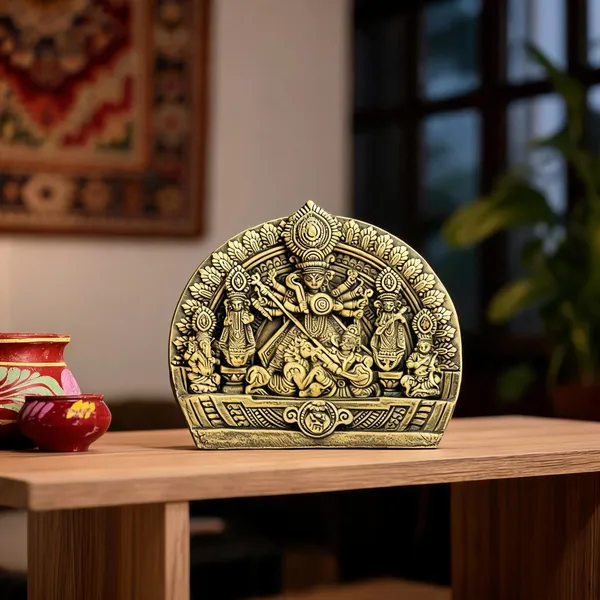 Terracotta_Goddess_Durga_Idol_With_Family