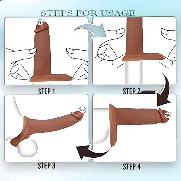 Puskie_Brown_Silicone_Reusable_Dragonn_Condom