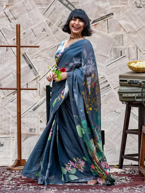 Blue_Sheer_Printed_Saree_for_Women
