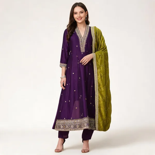 Purple_Embroidered_Straight_Fit_Kurta_Set_for_Women