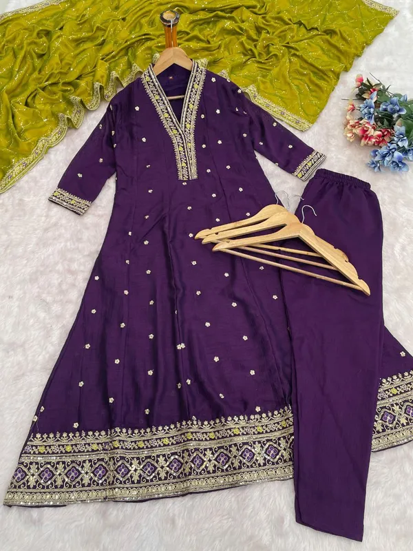 Purple_Embroidered_Straight_Fit_Kurta_Set_for_Women