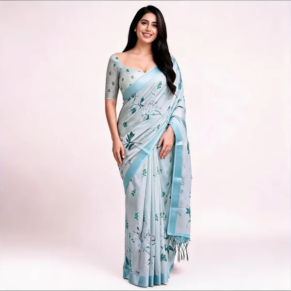 Light_Blue_Floral_Print_Saree_for_Women