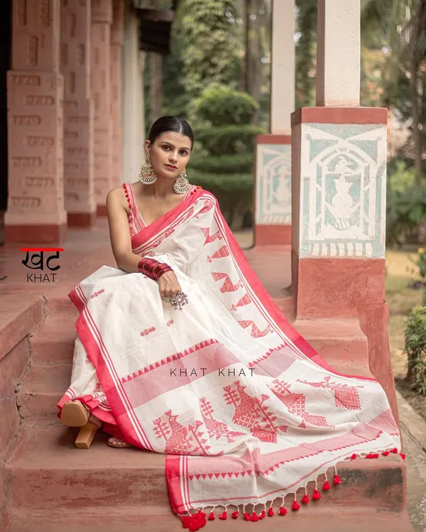 White_Cotton_Printed_Saree_for_Women