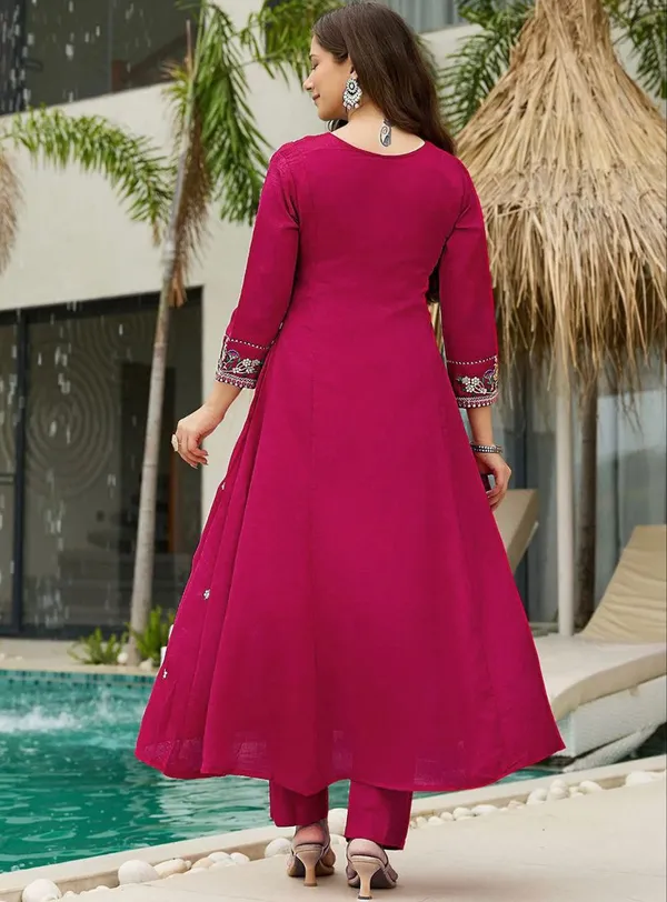 Magenta_Embroidered_Anarkali_Suit_Set_for_Women