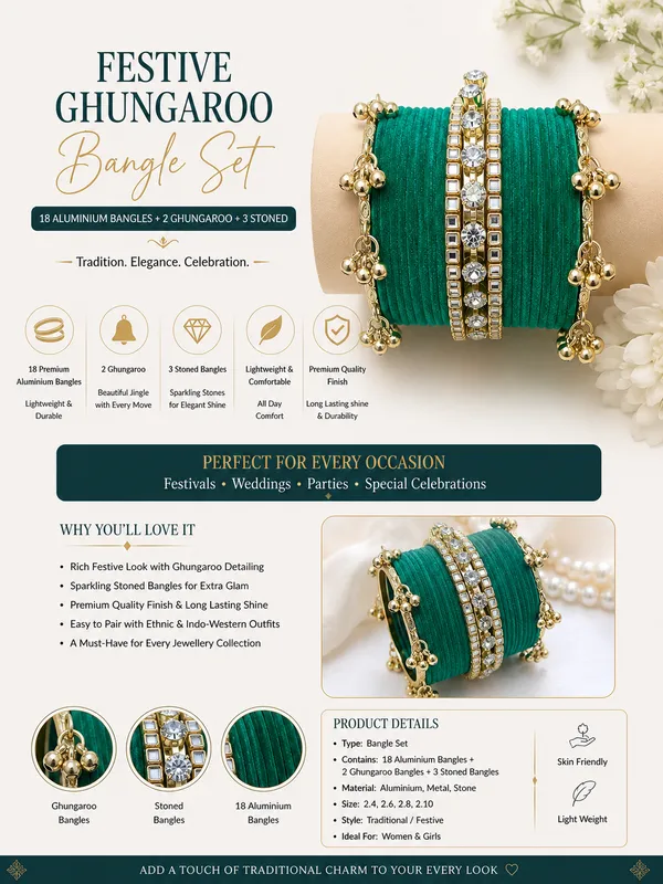Green_Traditional_Ghungaroo_Bangle_Set_For_Women