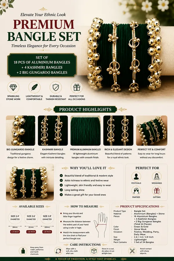 Green_Beaded_Bangle_Set_For_Women
