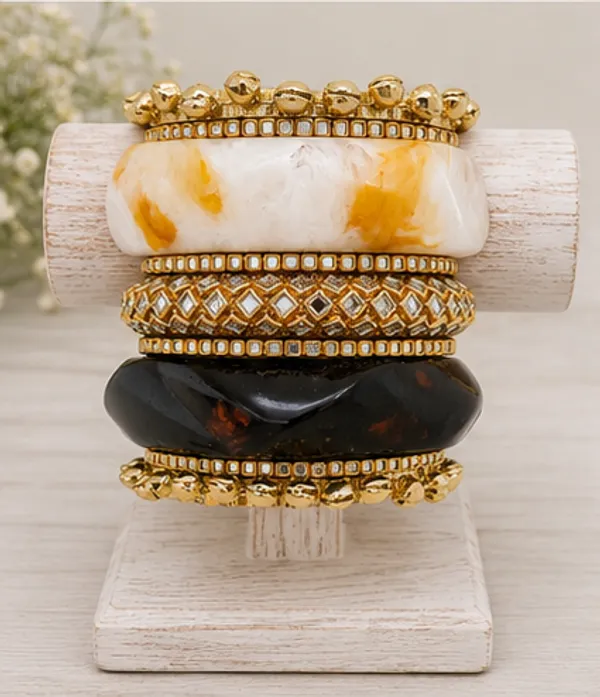 Gold_Tone_Designer_Bangle_Set_For_Women