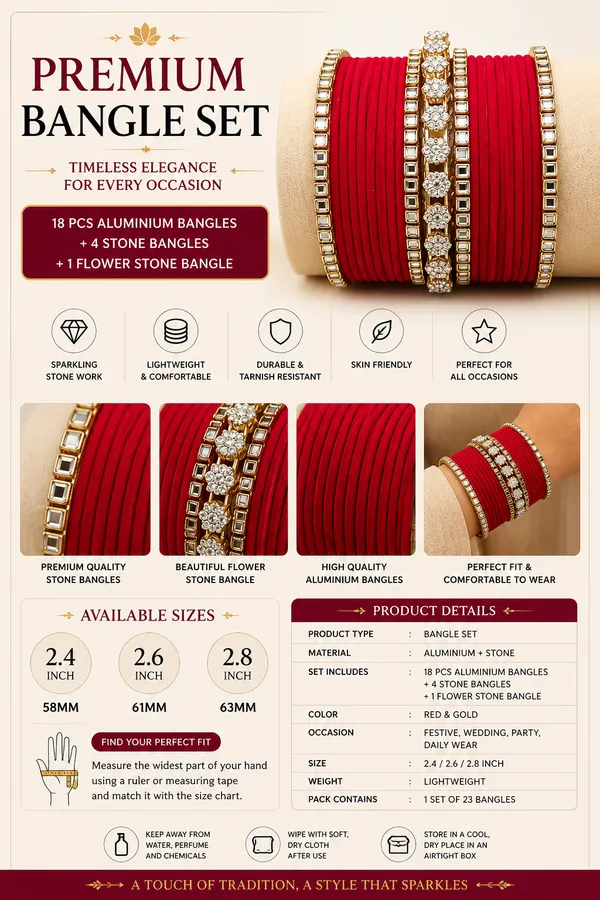 Red_Velvet_Embellished_Bangle_Set_For_Women