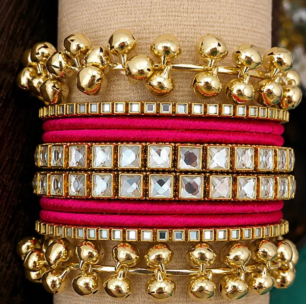 Red_Gold_Tone_Embellished_Bangle_Set_For_Women