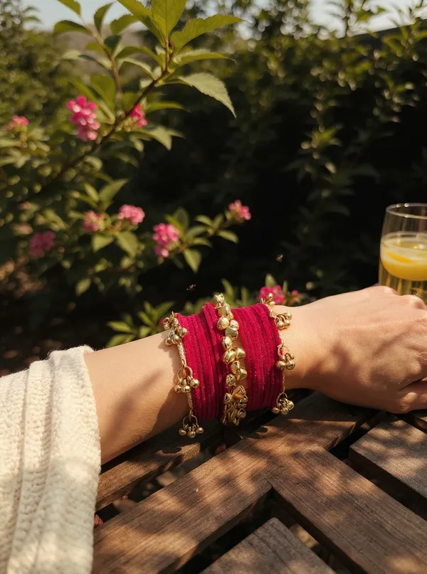 Pink_Aluminium_Traditional_Bangle_Set_For_Women