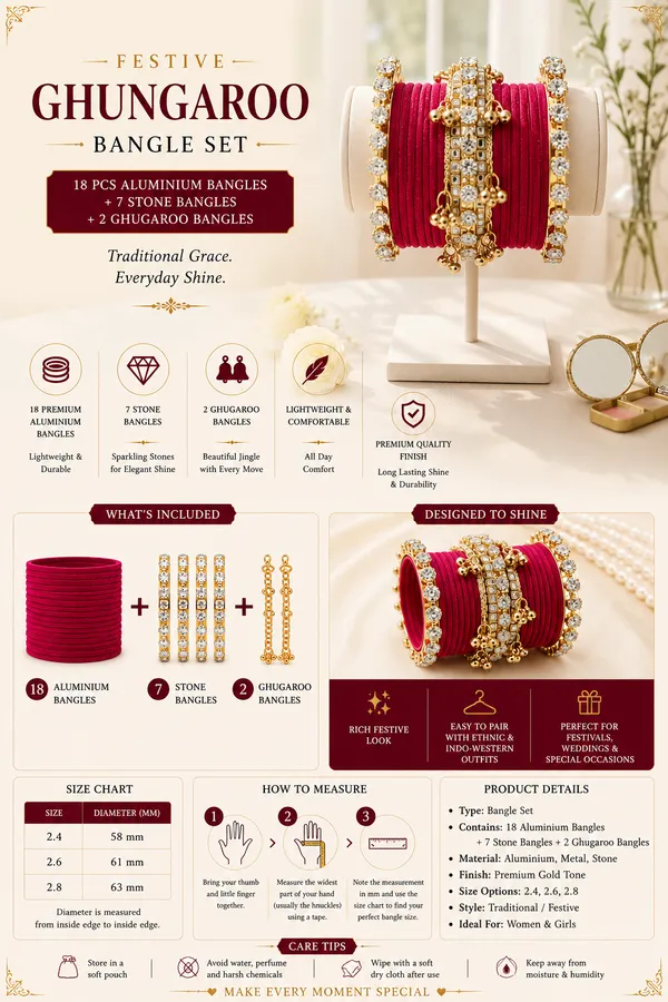 Red_Aluminium_Traditional_Bangle_Set_For_Women