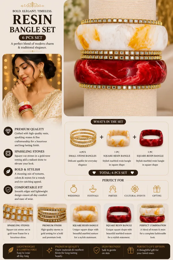Multicolor_Resin_Bangle_Set_For_Women