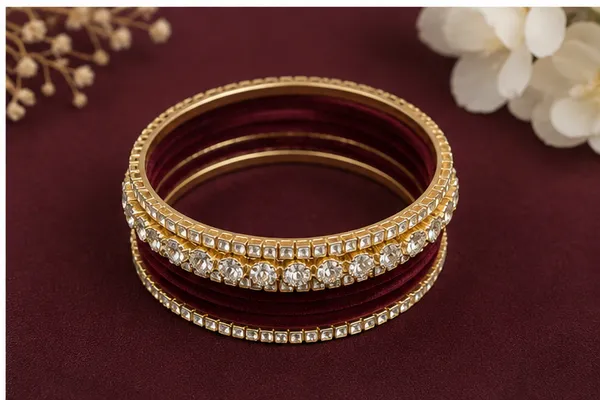 Maroon_Stone_Bangle_Set_For_Women