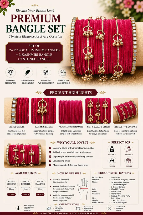 Red_Traditional_Bangle_Set_For_Women