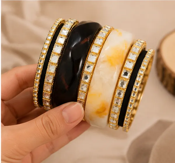 Multicolor_Resin_Bangle_Set_For_Women