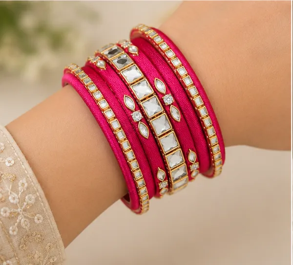 Red_Thread_Stone_Bangle_Set_For_Women