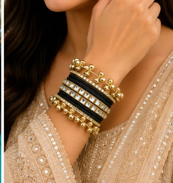 Gold_Tone_Ghungroo_Bangle_Set_For_Women