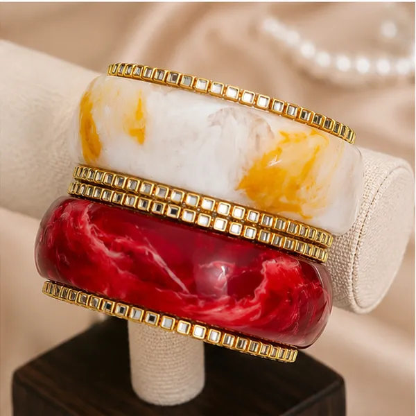 Multicolor_Resin_Bangle_Set_For_Women