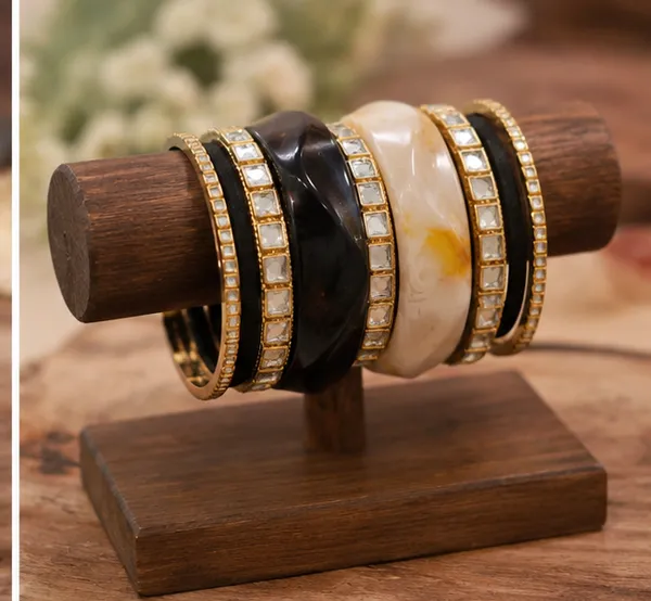 Multicolor_Resin_Bangle_Set_For_Women